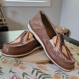 Ariat Cruiser Moccasins Metallic Bronze